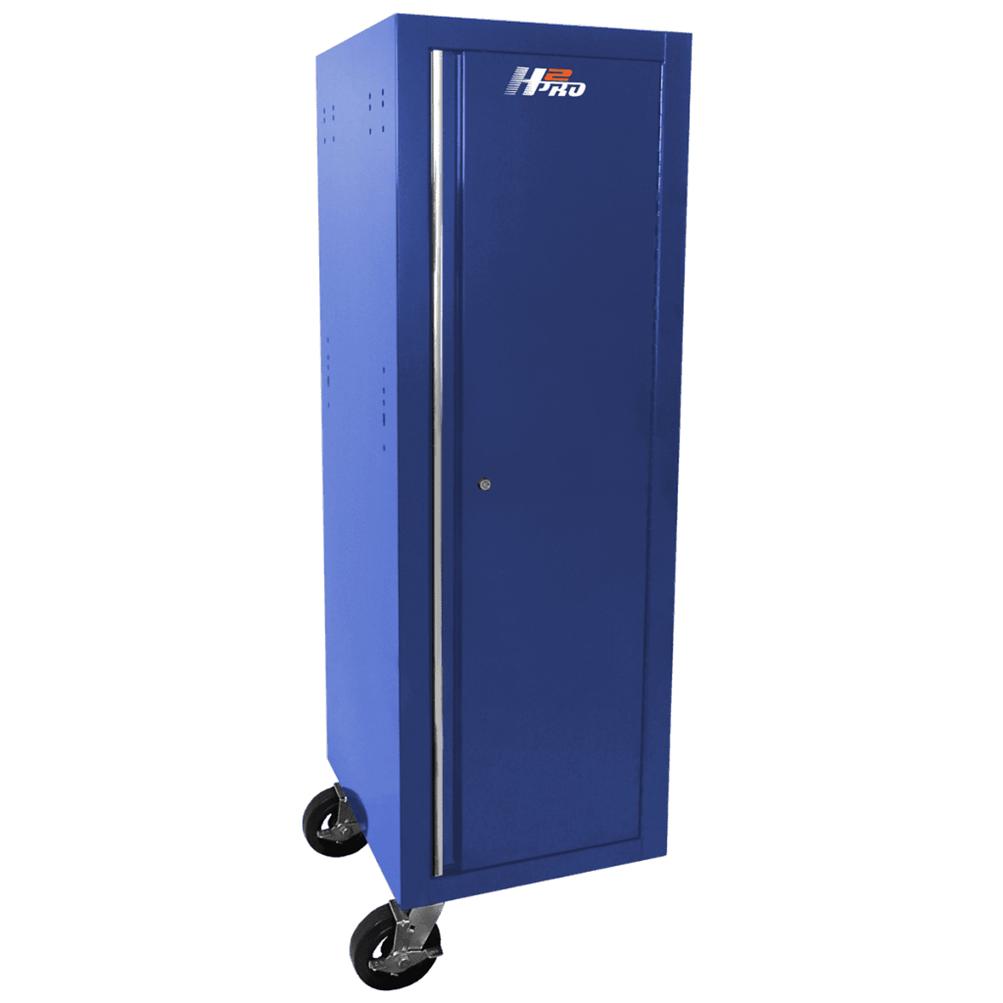 Homak, H2Pro, 19" Full-Height Side Locker, Blue, Heavy-duty 16-gauge steel, Model #BL08019602